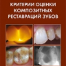 Критерии оценки композитных реставраций зубов.